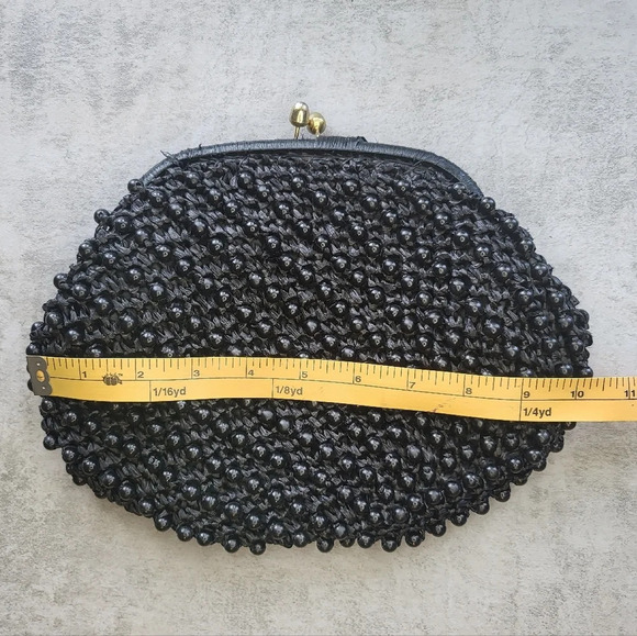 Vintage Princess Charming by Atlas Beaded Clutch Handbag Mid Century 50s 60s - Picture 11 of 11